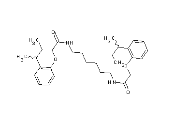 N,N'-1,6-hexanediylbis[2-(2-sec-butylphenoxy)acetamide]