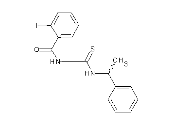 2-iodo-N-{[(1-phenylethyl)amino]carbonothioyl}benzamide