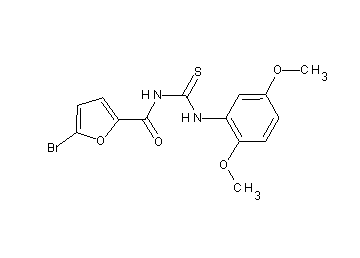 5-bromo-N-{[(2,5-dimethoxyphenyl)amino]carbonothioyl}-2-furamide