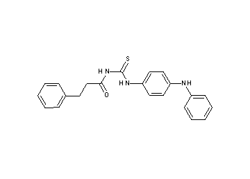 N-{[(4-anilinophenyl)amino]carbonothioyl}-3-phenylpropanamide