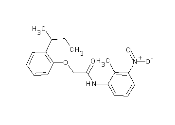 2-(2-sec-butylphenoxy)-N-(2-methyl-3-nitrophenyl)acetamide