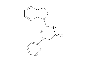 N-(2,3-dihydro-1H-indol-1-ylcarbonothioyl)-2-phenoxyacetamide