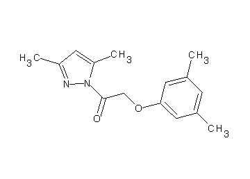 1-[(3,5-dimethylphenoxy)acetyl]-3,5-dimethyl-1H-pyrazole