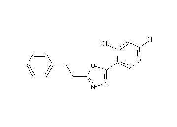 2-(2,4-dichlorophenyl)-5-(2-phenylethyl)-1,3,4-oxadiazole