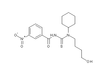 N-{[cyclohexyl(4-hydroxybutyl)amino]carbonothioyl}-3-nitrobenzamide