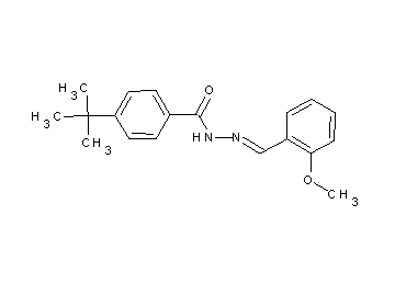 4-tert-butyl-N'-(2-methoxybenzylidene)benzohydrazide