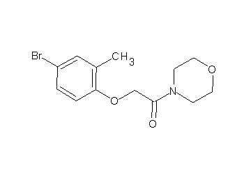 4-[(4-bromo-2-methylphenoxy)acetyl]morpholine