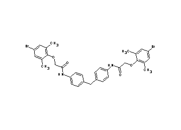 N,N'-[methylenebis(4,1-phenylene)]bis[2-(4-bromo-2,6-dimethylphenoxy)acetamide]