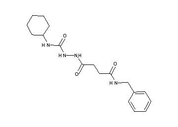 2-[4-(benzylamino)-4-oxobutanoyl]-N-cyclohexylhydrazinecarboxamide