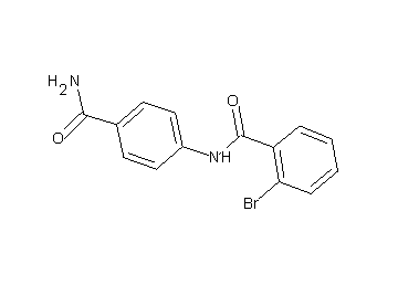 N-[4-(aminocarbonyl)phenyl]-2-bromobenzamide