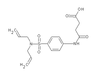 4-({4-[(diallylamino)sulfonyl]phenyl}amino)-4-oxobutanoic acid