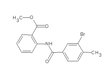 methyl 2-[(3-bromo-4-methylbenzoyl)amino]benzoate