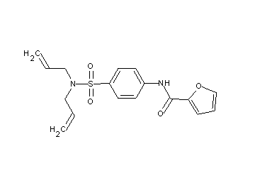 N-{4-[(diallylamino)sulfonyl]phenyl}-2-furamide