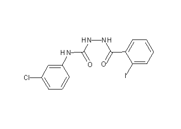 N-(3-chlorophenyl)-2-(2-iodobenzoyl)hydrazinecarboxamide