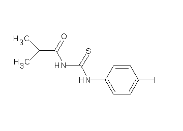 N-{[(4-iodophenyl)amino]carbonothioyl}-2-methylpropanamide