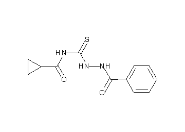 N-[(2-benzoylhydrazino)carbonothioyl]cyclopropanecarboxamide