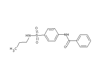 N-{4-[(propylamino)sulfonyl]phenyl}benzamide