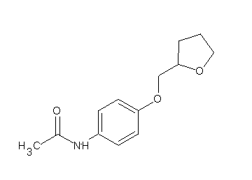 N-[4-(tetrahydro-2-furanylmethoxy)phenyl]acetamide