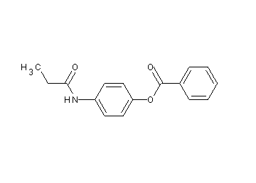 4-(propionylamino)phenyl benzoate