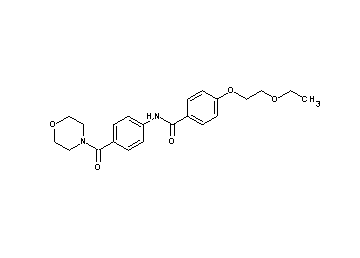 4-(2-ethoxyethoxy)-N-[4-(4-morpholinylcarbonyl)phenyl]benzamide