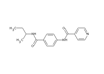 N-{4-[(sec-butylamino)carbonyl]phenyl}isonicotinamide