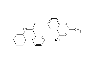 N-{3-[(cyclohexylamino)carbonyl]phenyl}-2-ethoxybenzamide