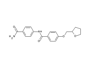 N-[4-(aminocarbonyl)phenyl]-4-(tetrahydro-2-furanylmethoxy)benzamide