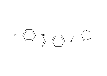 N-(4-chlorophenyl)-4-(tetrahydro-2-furanylmethoxy)benzamide