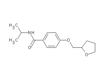 N-isopropyl-4-(tetrahydro-2-furanylmethoxy)benzamide