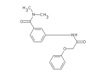 N,N-dimethyl-3-[(phenoxyacetyl)amino]benzamide