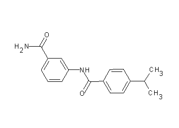 3-[(4-isopropylbenzoyl)amino]benzamide