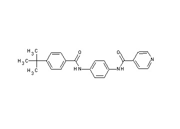 N-{4-[(4-tert-butylbenzoyl)amino]phenyl}isonicotinamide