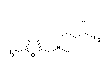 1-[(5-methyl-2-furyl)methyl]-4-piperidinecarboxamide