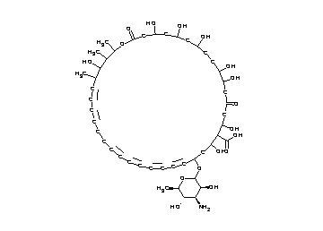 20-[(3-amino-3,6-dideoxy-D-mannopyranosyl)oxy]-4,6,8,11,12,16,18,36-octahydroxy-35,37,38-trimethyl-2,14-dioxooxacyclooctatria