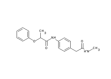 N-{4-[2-(methylamino)-2-oxoethyl]phenyl}-2-phenoxypropanamide