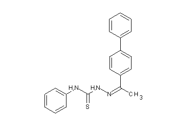 1-(4-biphenylyl)ethanone N-phenylthiosemicarbazone