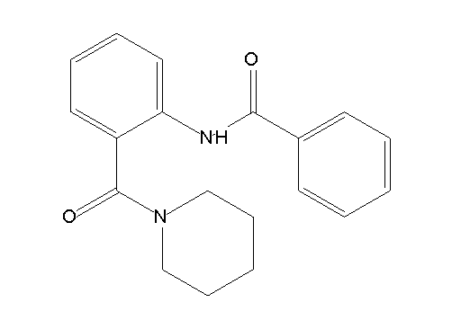 N-[2-(1-piperidinylcarbonyl)phenyl]benzamide