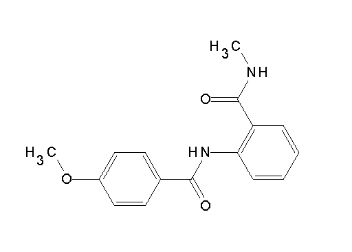 2-[(4-methoxybenzoyl)amino]-N-methylbenzamide