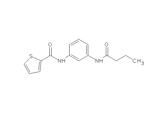 N-[3-(butyrylamino)phenyl]-2-thiophenecarboxamide