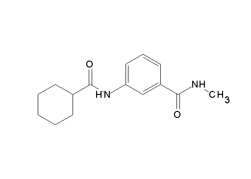 3-[(cyclohexylcarbonyl)amino]-N-methylbenzamide