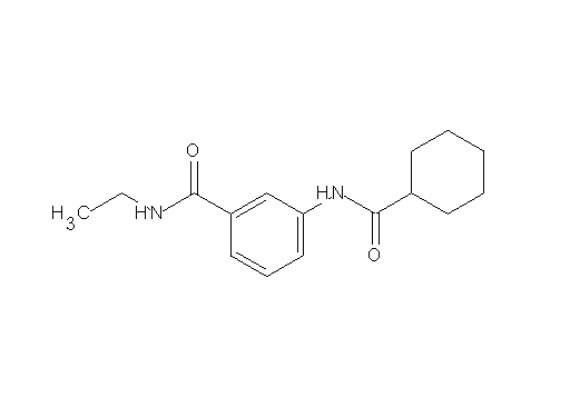 3-[(cyclohexylcarbonyl)amino]-N-ethylbenzamide