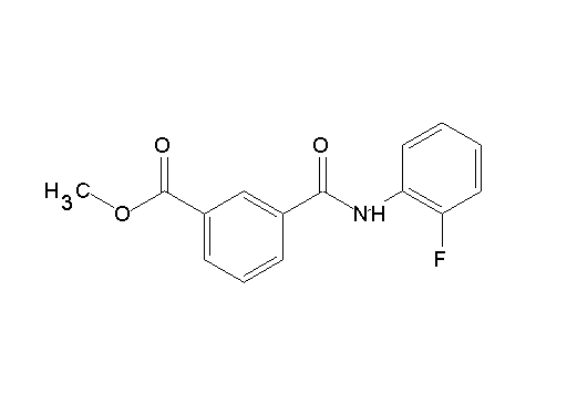 methyl 3-{[(2-fluorophenyl)amino]carbonyl}benzoate