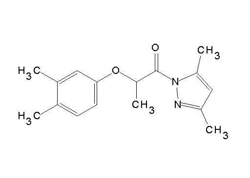 1-[2-(3,4-dimethylphenoxy)propanoyl]-3,5-dimethyl-1H-pyrazole