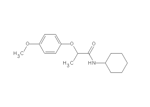 N-cyclohexyl-2-(4-methoxyphenoxy)propanamide