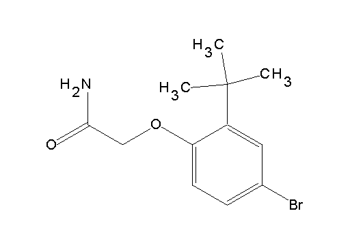 2-(4-bromo-2-tert-butylphenoxy)acetamide