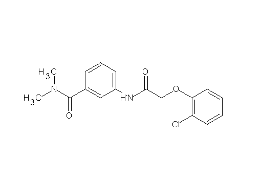 3-{[(2-chlorophenoxy)acetyl]amino}-N,N-dimethylbenzamide