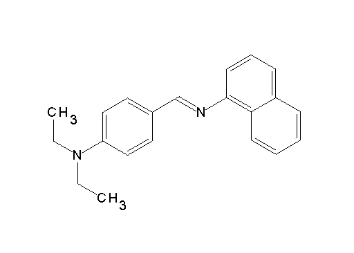 N-[4-(diethylamino)benzylidene]-1-naphthalenamine