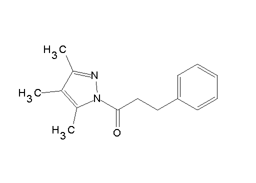 3,4,5-trimethyl-1-(3-phenylpropanoyl)-1H-pyrazole