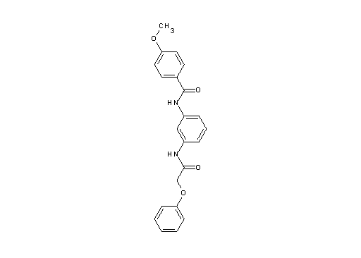 4-methoxy-N-{3-[(phenoxyacetyl)amino]phenyl}benzamide